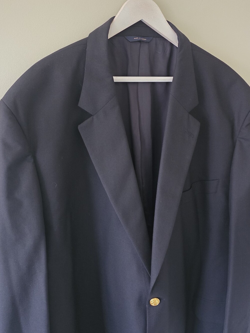 Brooks Brothers Loro Piana 56R Old Money Academia Formal Gold Button Wool Blazer - Picture 5 of 15